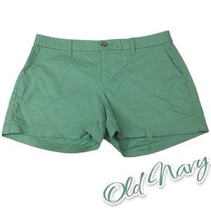 Old Navy Green Stretch Shorts - Women’s 6